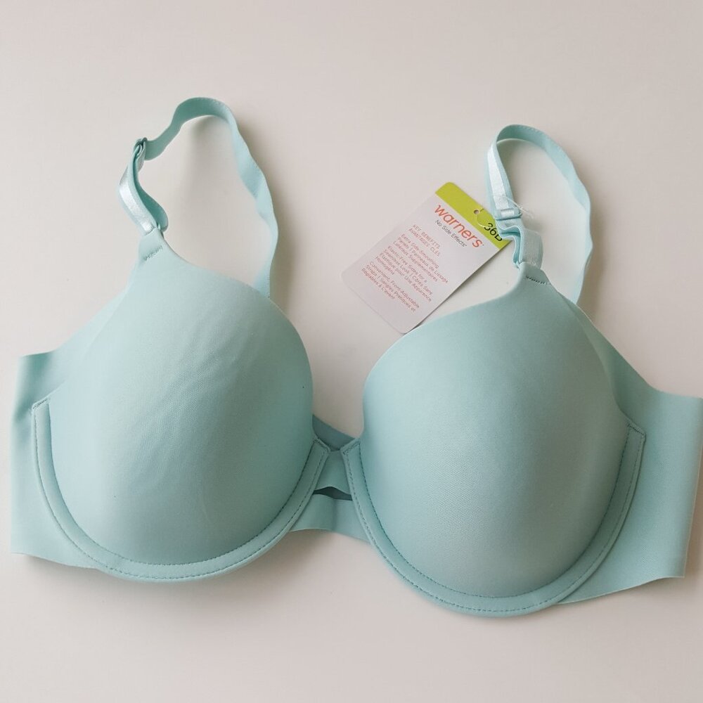 Warners !  Cloud 9™ Super Soft Underwire Lightly Lined Back-Smoothing T-Sh( 36B)